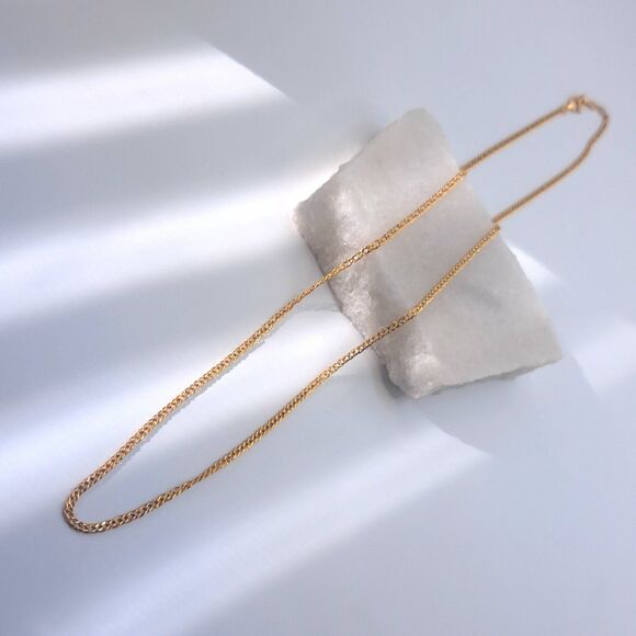 14 Karat Yellow Gold Wheat Chain 18 inches